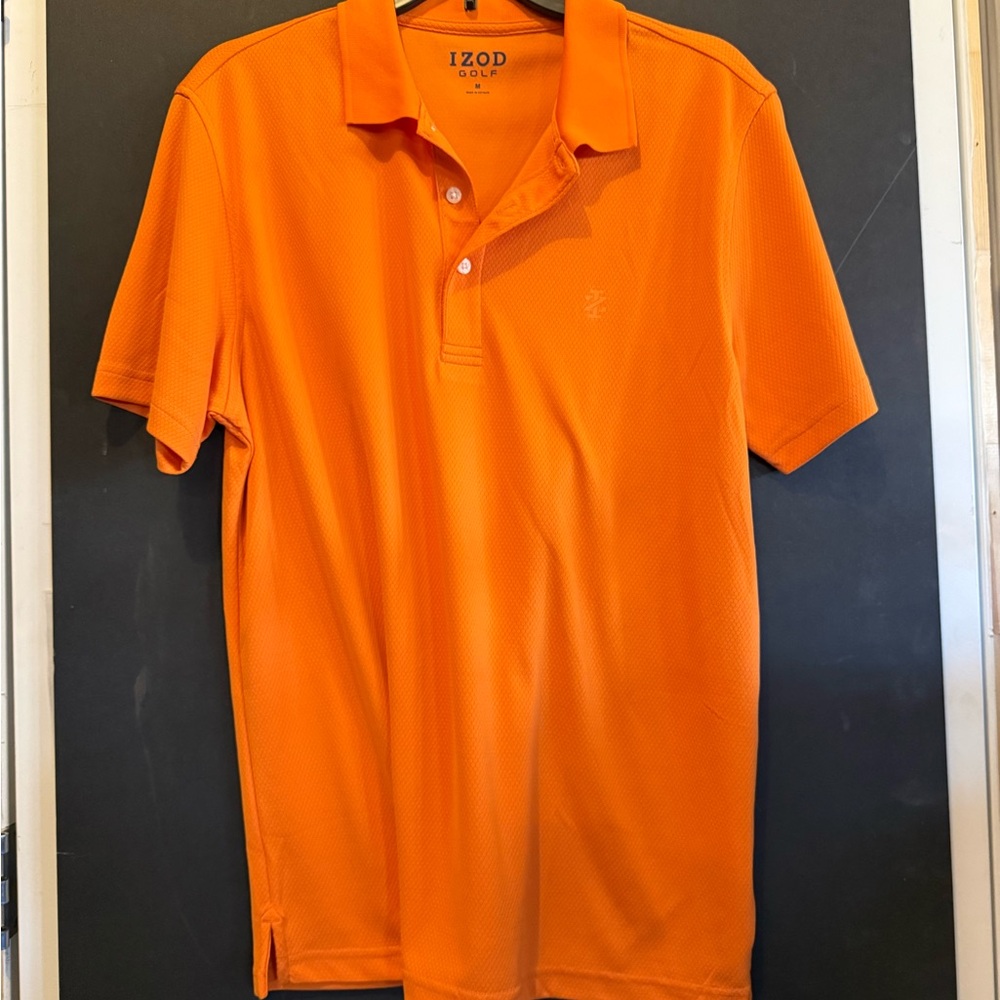 Izod Men's Bright Orange Polo Shirt